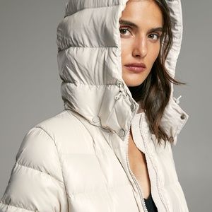 Babaton Hudson Puffer Jacket Cream XXS